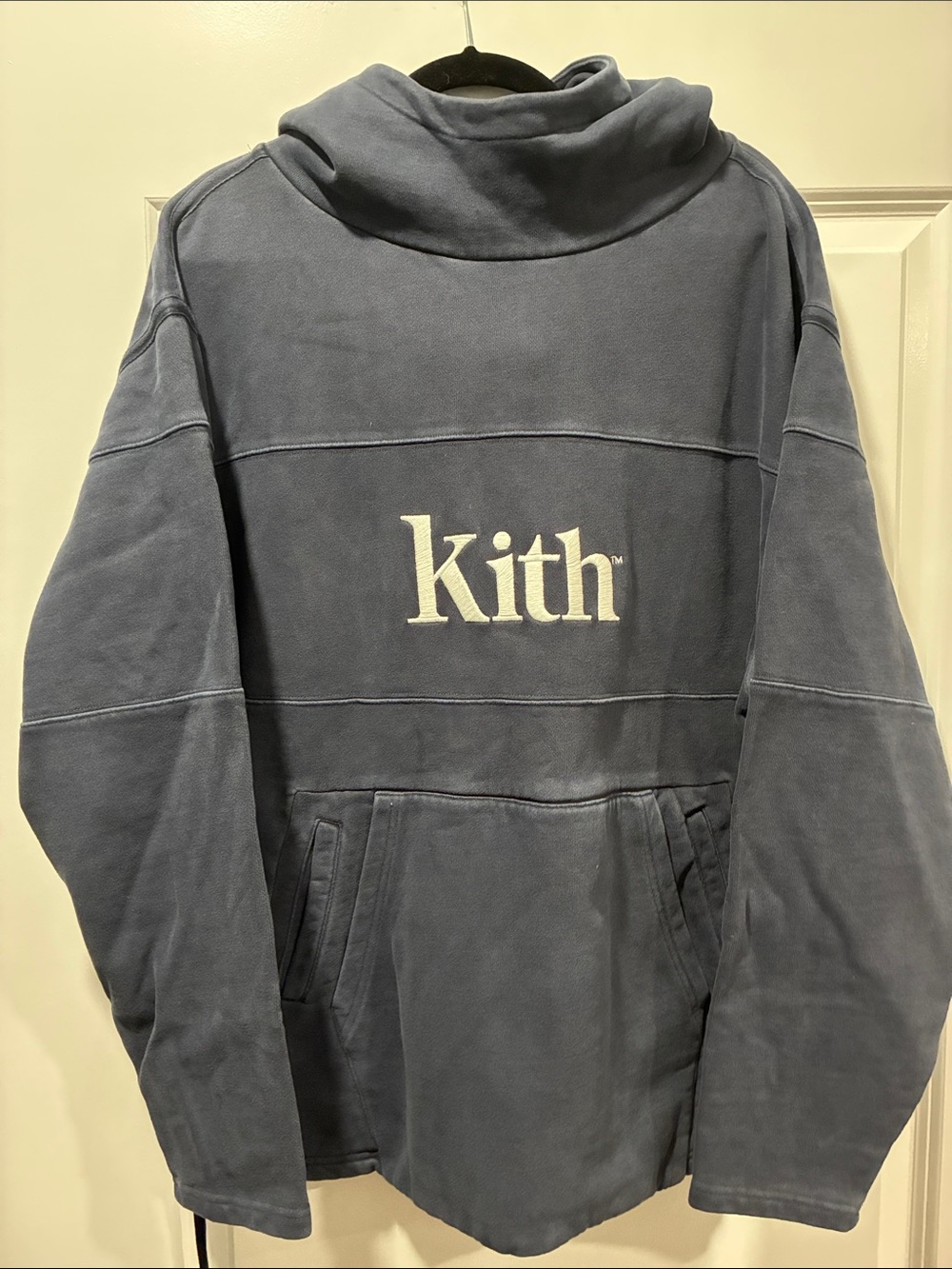 Kith Double Pocket 2 Hoodie - Shark (NWT)